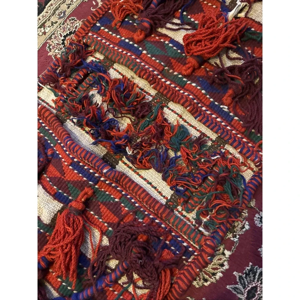 Handmade Bedouin CAMEL WOOL SADDLE BLANKET  Dromedary Egypt (TD)